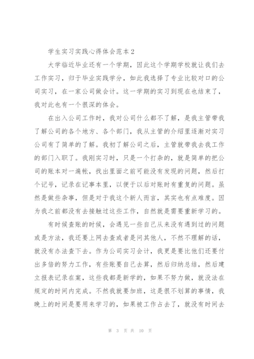 学生实习实践心得体会范本2022.docx