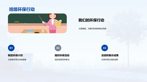 环保活动实践报告PPT模板