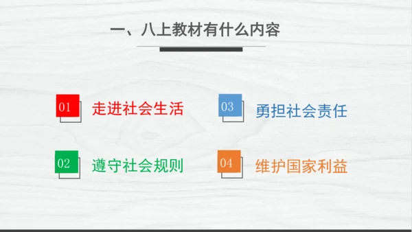 部编版八上道德与法治教材解读