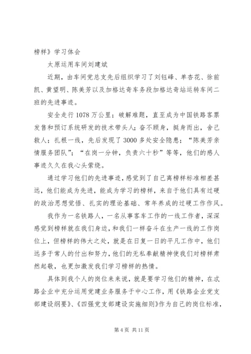 学习新时代铁路榜样心得体会[共五篇].docx