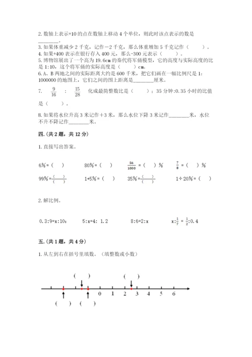 小升初数学综合模拟试卷带答案（预热题）.docx