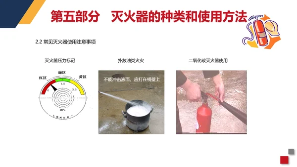 火警119商场超市消防安全知识培训PP模板