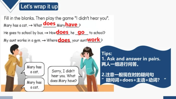 Unit 5 What does he do？Part B Read and write 课件(共2
