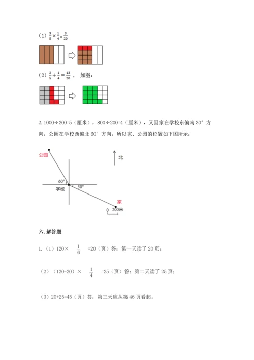 人教版六年级上册数学期中测试卷精品（考点梳理）.docx