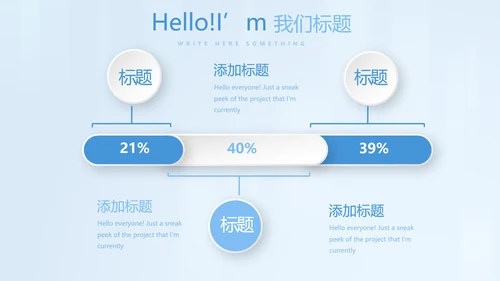 蓝色医院科室管理总结动态PPT