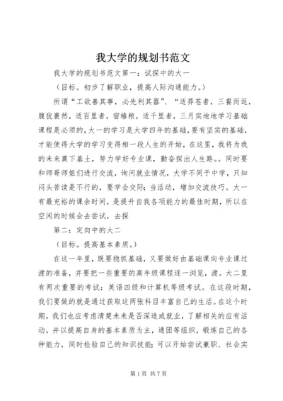 我大学的规划书范文.docx