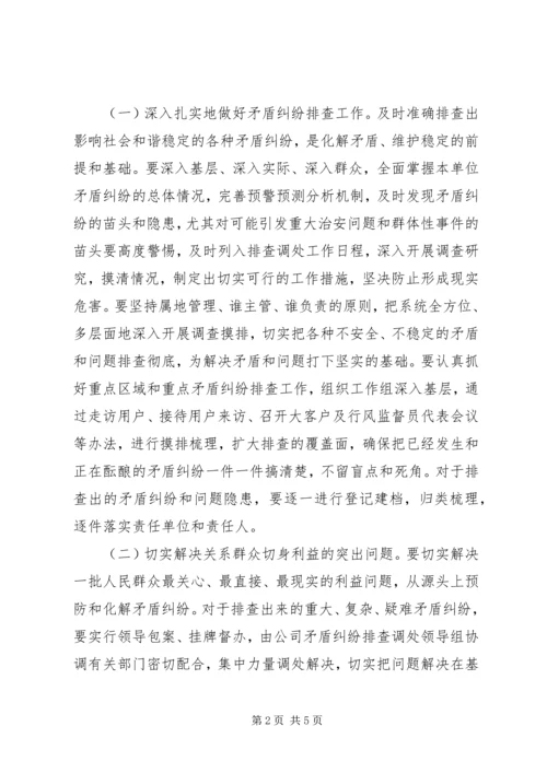 企业内部矛盾调排工作方案.docx
