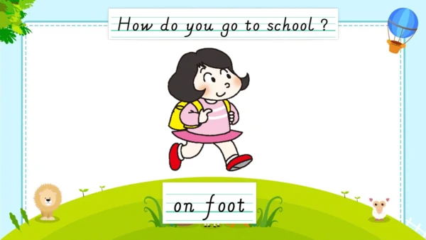 Unit 2 Ways to go to school Review  课件(共34张PPT)