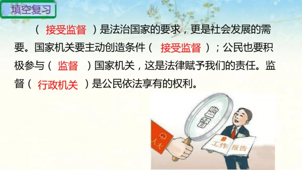 六年级上册道德与法治第三单元我们的国家机构复习课件