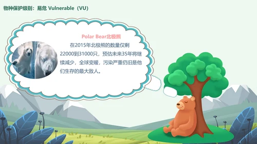 世界动物日小动物集合PPT模板