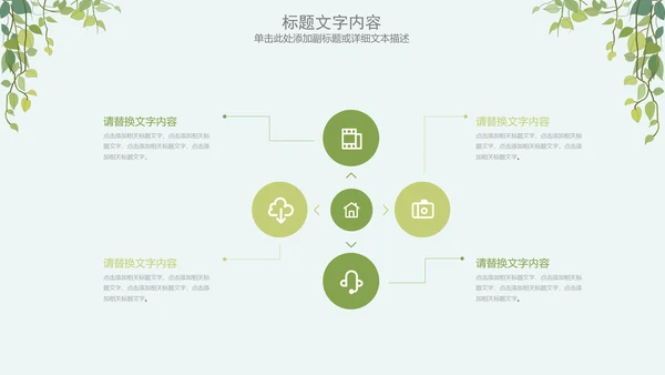简约清新绿色医疗动态PPT模板