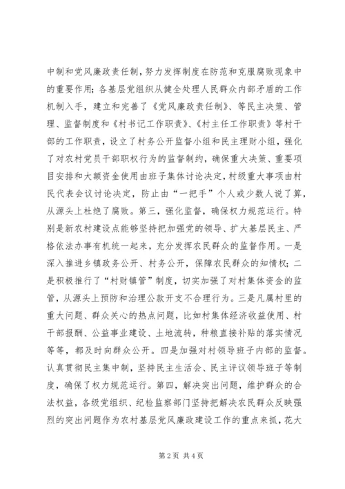 当前农村党风廉政建设工作的调研报告 (2).docx