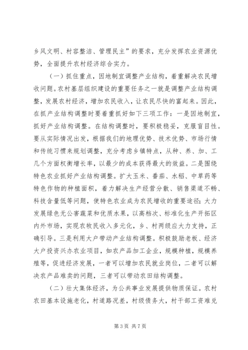 基层组织建设的调研报告（市）.docx