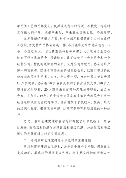 党建综合示范村思考.docx