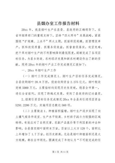 县烟办室工作报告材料.docx