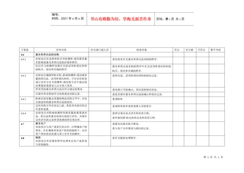 ISO17025内审检查表.docx