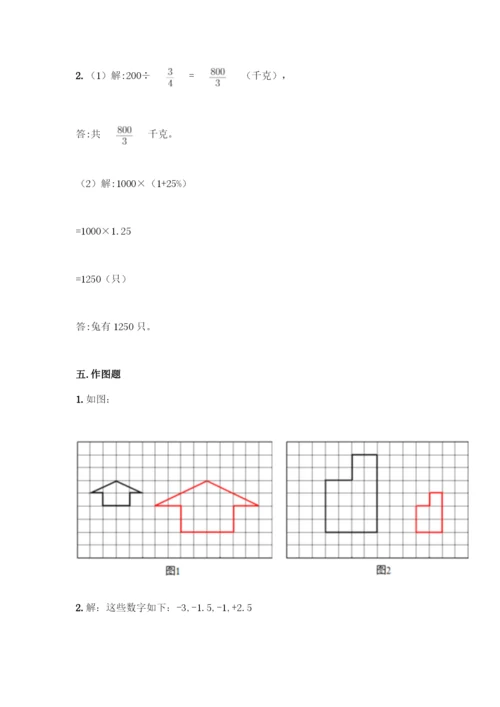 人教版六年级下册数学期末测试卷丨精品(能力提升).docx