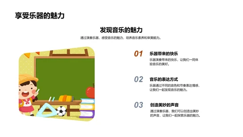 乐器分类与演奏PPT模板