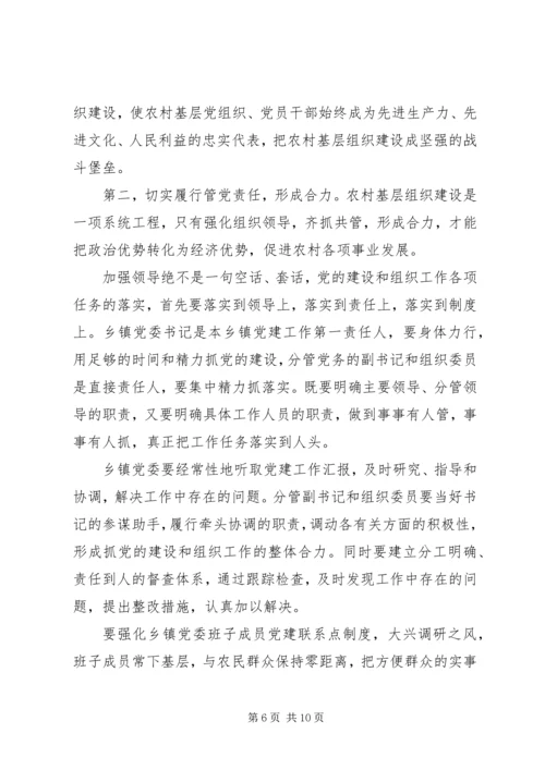 农村基层组织建设督办会上的讲话 (3).docx