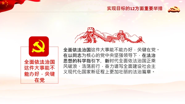 党的领导法治思想推进全面依法治国PPT课件