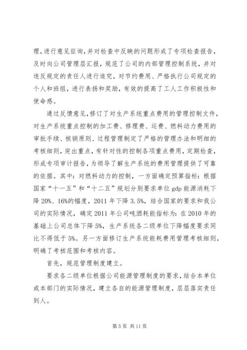 公司内部审计经验交流.docx