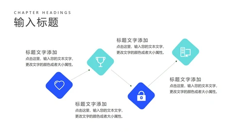 商务蓝色职场工作总结汇报PPT模板
