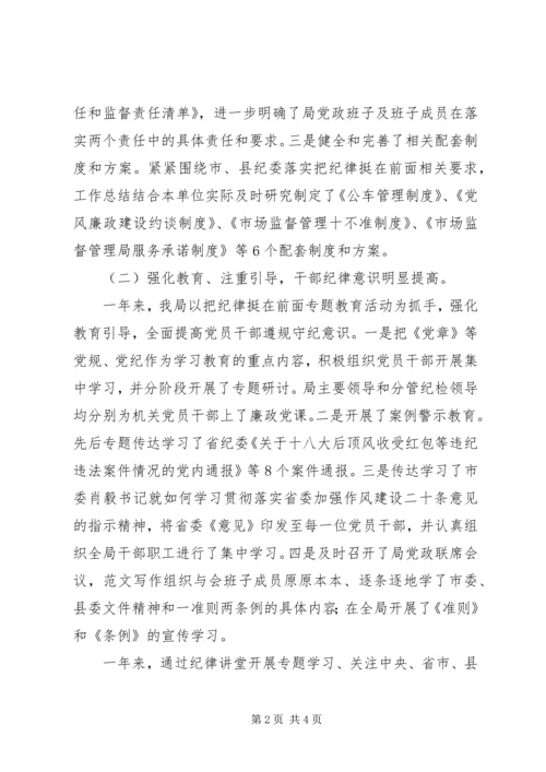 某局XX年党风廉政建设和反腐败工作报告.docx