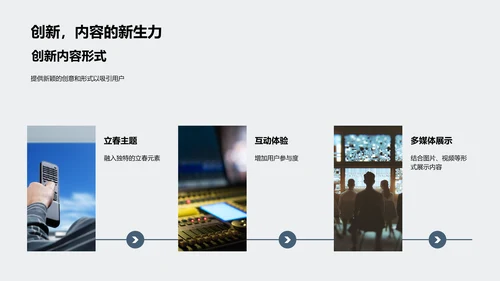 新媒体立春创新讲座PPT模板