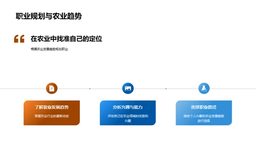 探究农业发展前景