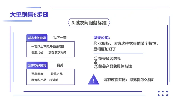 紫色简约形状叠加大单销售技巧销售技巧培训PPT