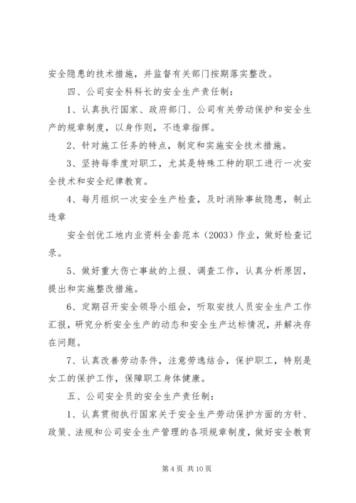 余热电站各级人员安全生产责任制 (2).docx