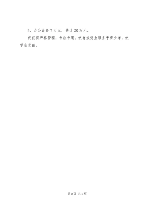 彩票公益金以奖代补资金使用汇报材料.docx