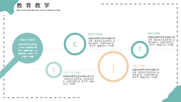 几何形教育教学通用PPT模板