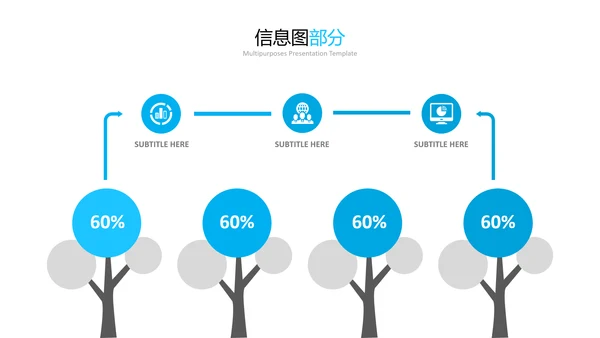 蓝色简洁创意公司简介商务通用PPT模板