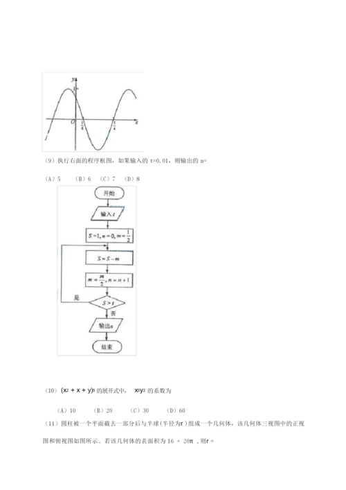 2015年高考全国卷1理科数学试题及答案解析(word精校版).docx