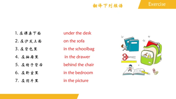 Unit 4 Where’s my schoolbag 单元总结课件（3个板块）