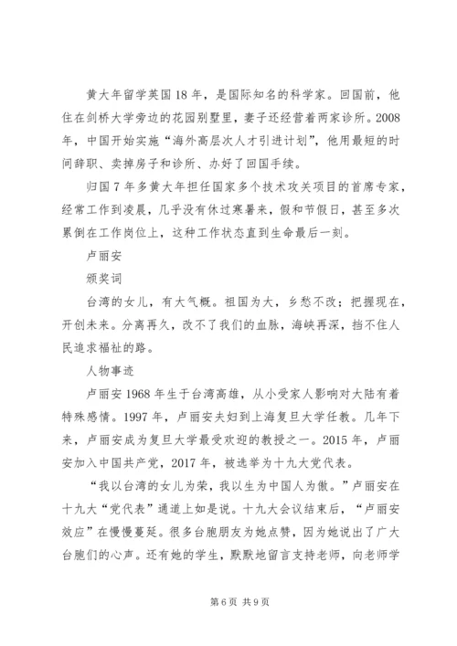 观《XX年度感动人物颁奖盛典》有感.docx