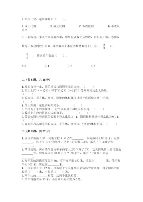 苏教版数学小升初模拟试卷（名师系列）.docx