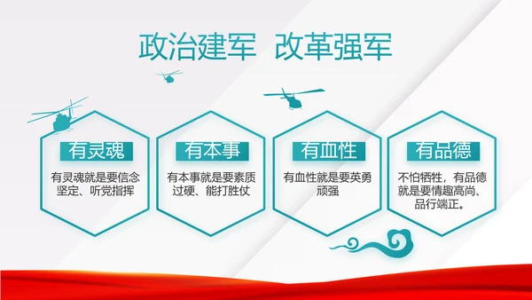 八一建军节部队军事工作总结汇报PPT