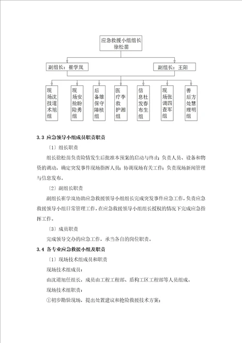 盾构施工应急预案