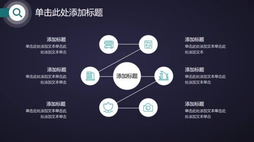 蓝色科技感高端工作总结通用PPT模板