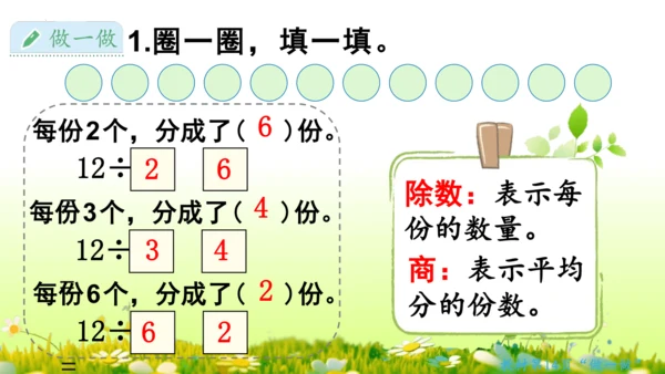 除法（课件）-二年级下册数学人教版(共60张PPT)