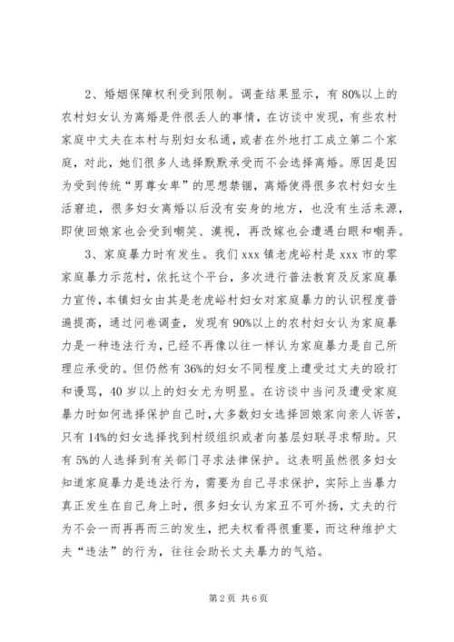 妇女维权工作调研报告 (2).docx