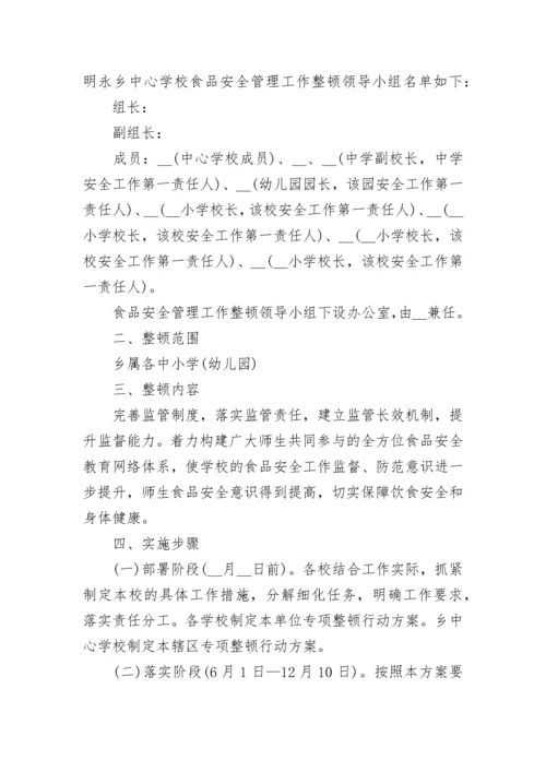 学校食品安全宣传周活动方案(5篇).docx