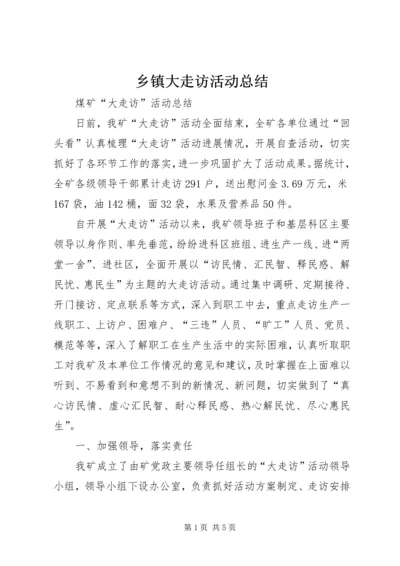 乡镇大走访活动总结_2.docx