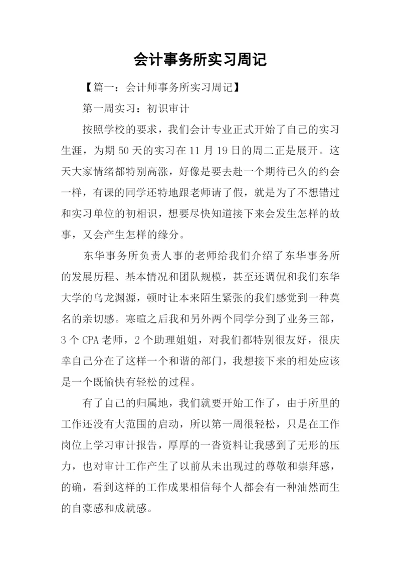 会计事务所实习周记.docx