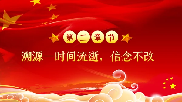 不忘初心牢记使命主题教育专题党课PPT模板