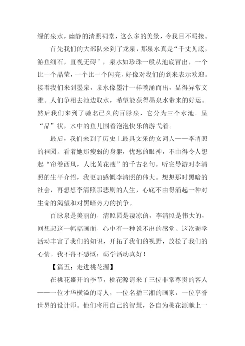 走进桃花源作文600字.docx