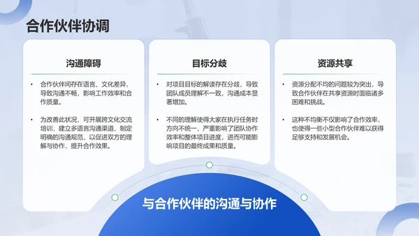 蓝色商务风科研项目汇报PPT模板
