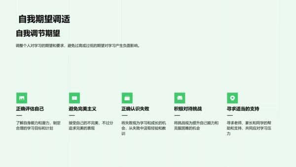 学习压力应对报告PPT模板